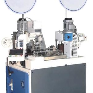 ITU-1003 MÁQUINA AUTOMÁTICA DE CORTE, DECAPE, CRIMPAGEM E INSERÇÃO DE SELO DE VEDAÇÃO COM DUAS PRENSAS E PROTEÇÃO DE ACRÍLICO